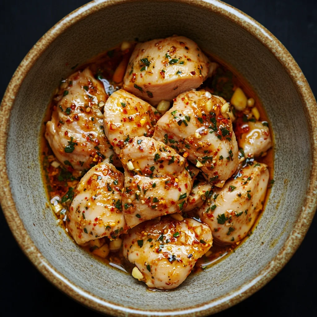 citrus garlic marinated dairy free chicken