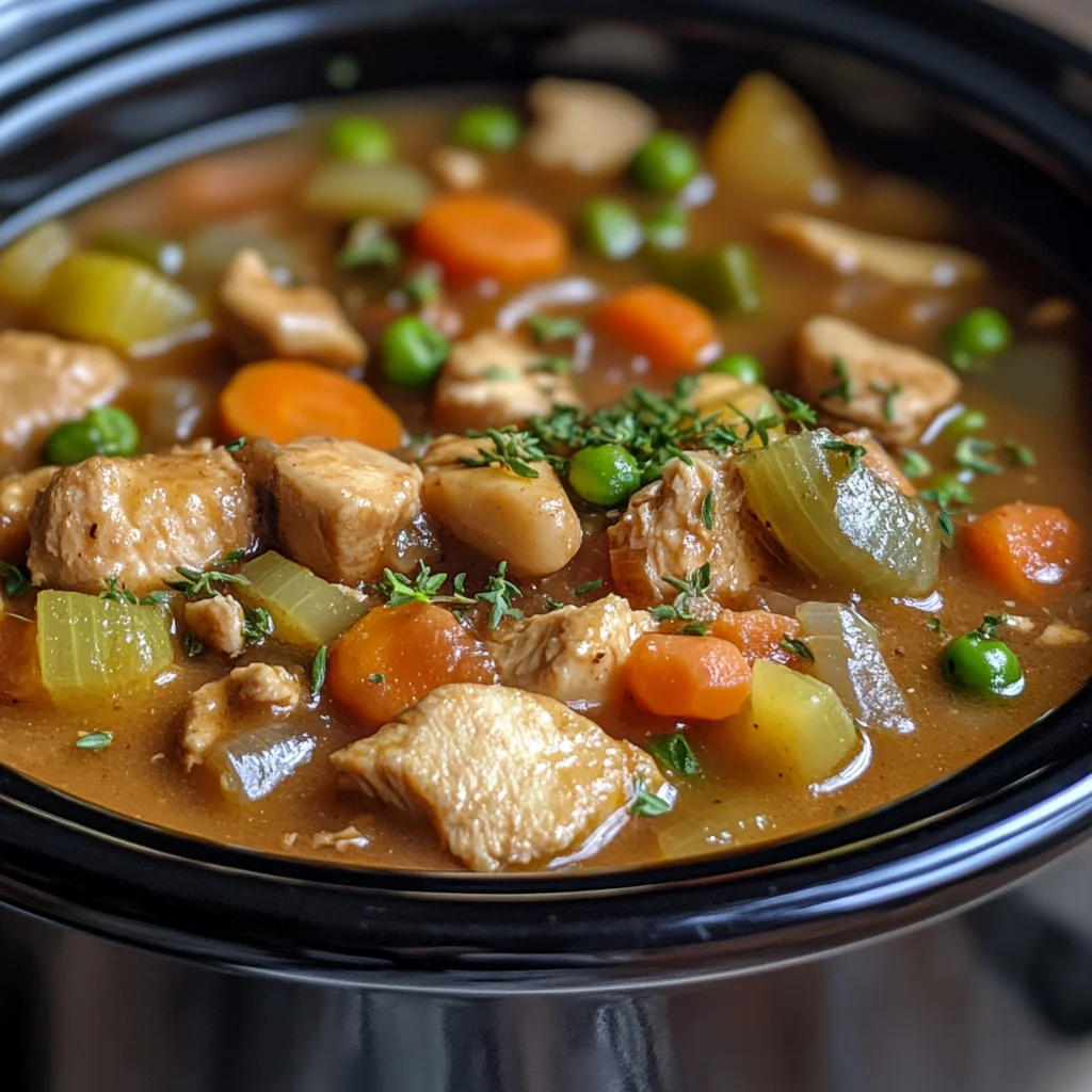 Chicken vegetable stew in crockpot – dairy free crockpot recipes