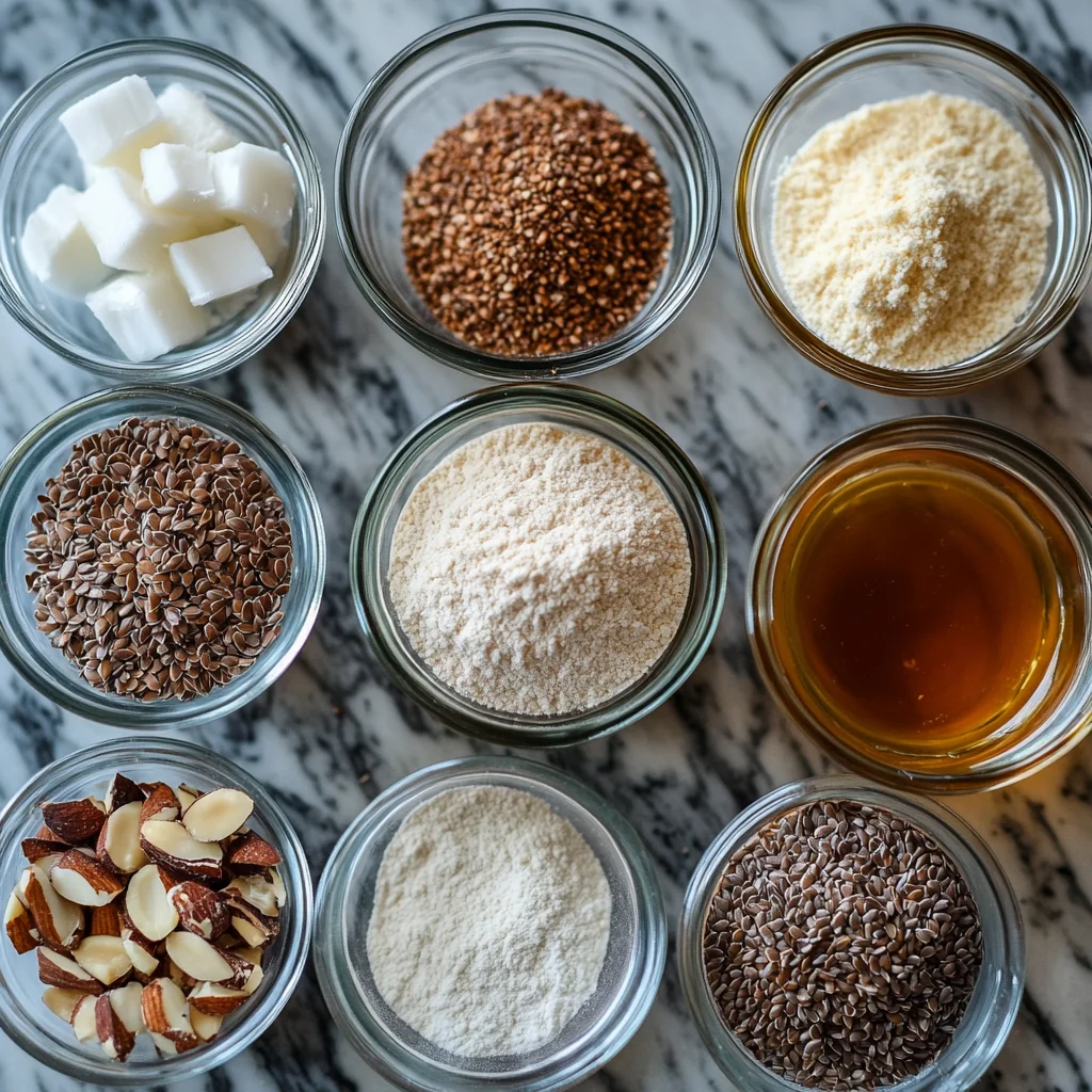 Gluten free and dairy free dessert ingredients on table