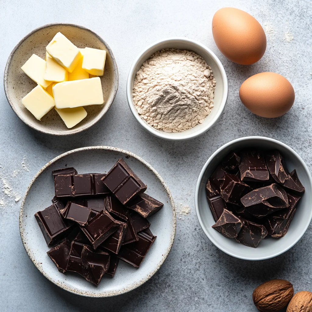 ingredients for air fryer gluten free lava cake