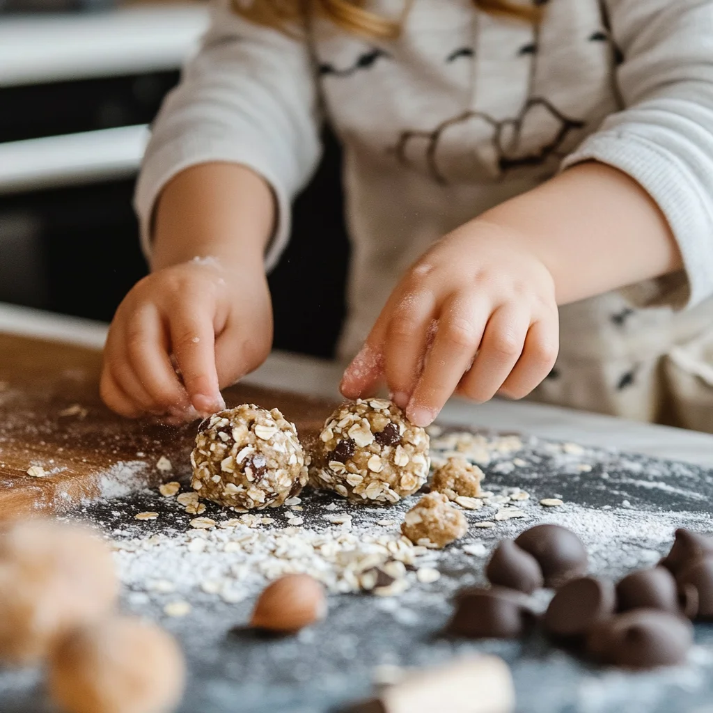 Kid-friendly dairy free dessert recipes being made