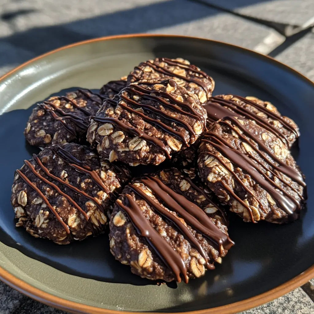 No-bake dairy-free peanut butter cookies