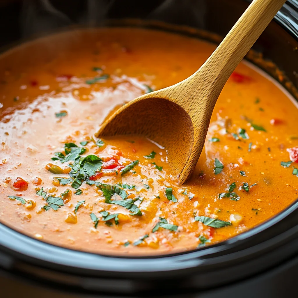 Tomato basil soup in slow cooker – dairy free crockpot recipes