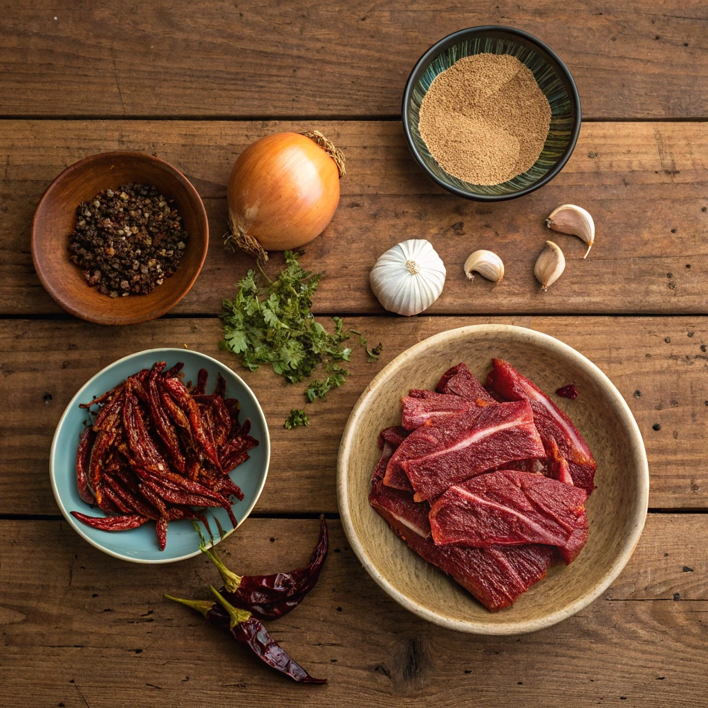 birria ramen ingredients guajillo chilies beef spices
