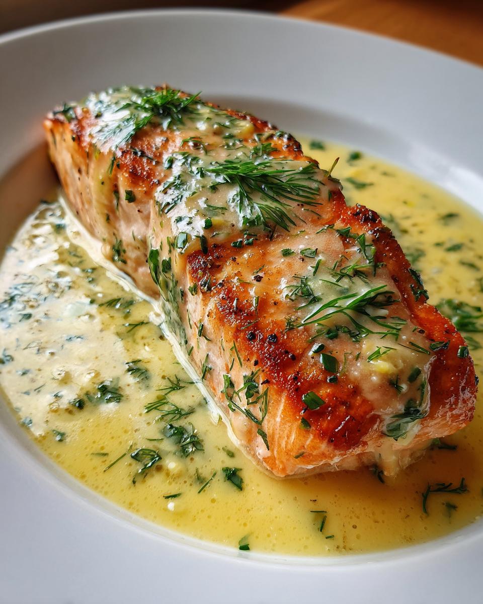 Creamy Lemon Sauce Salmon - detail 1