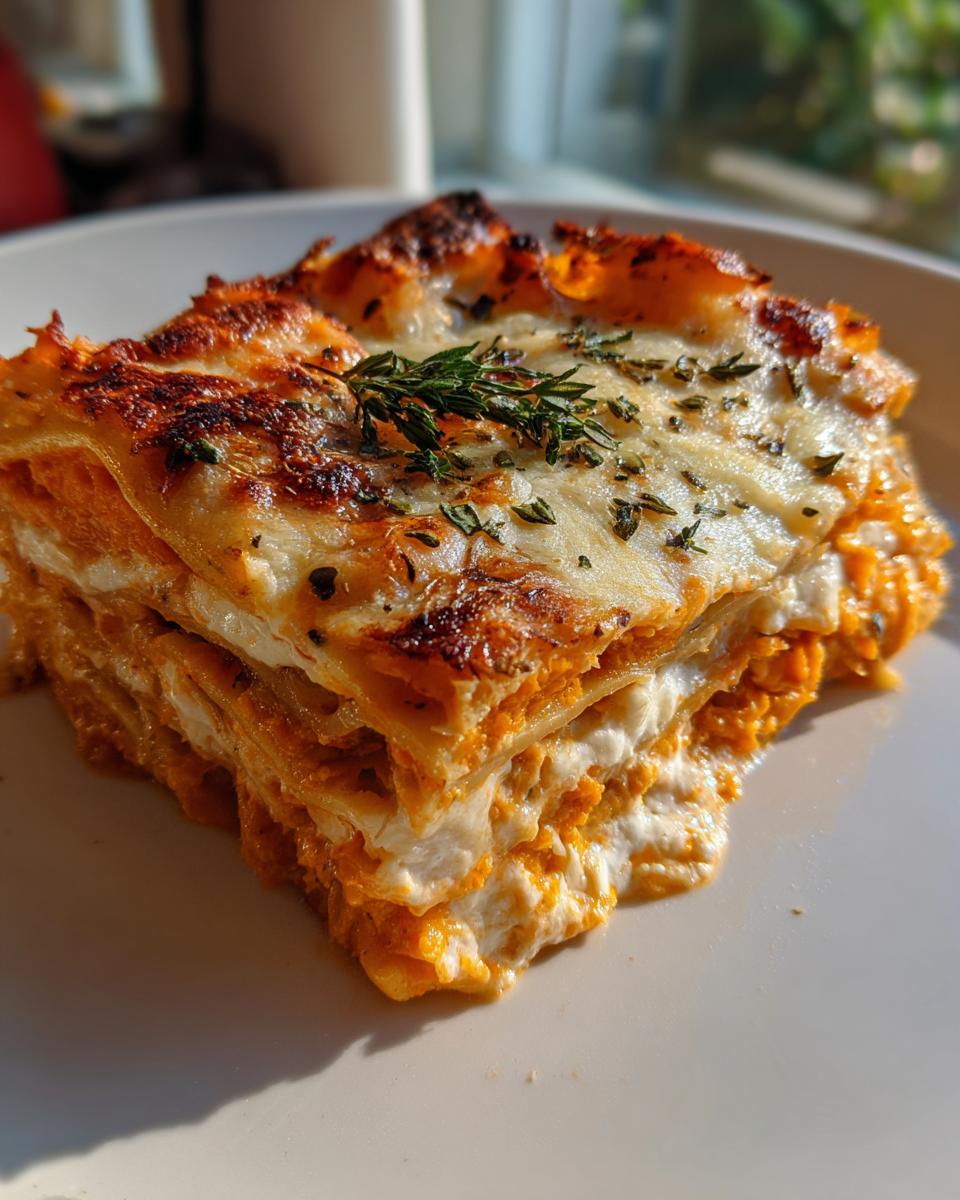 butternut squash lasagna - detail 2