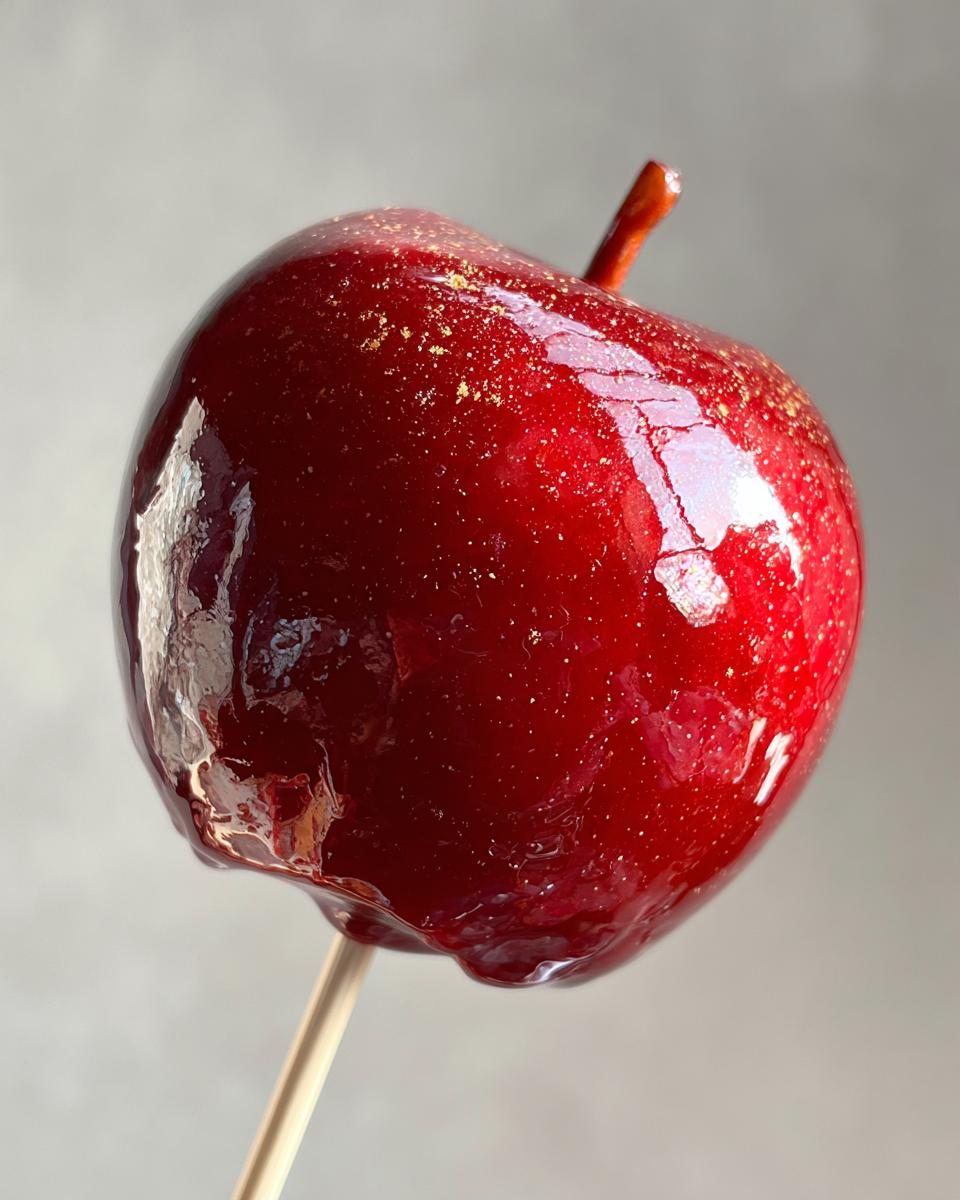 candied apples - detail 1