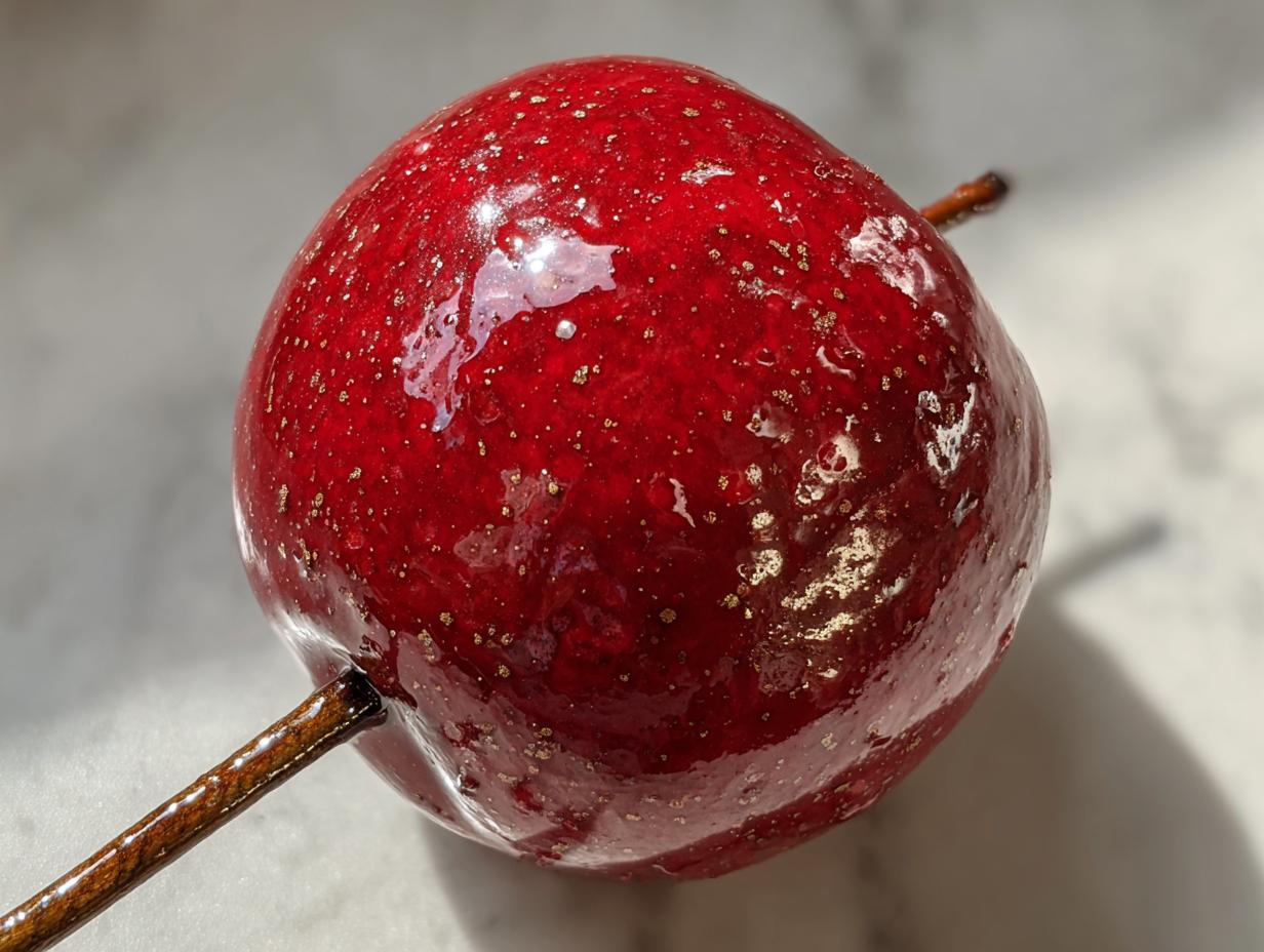 candied apples - detail 2