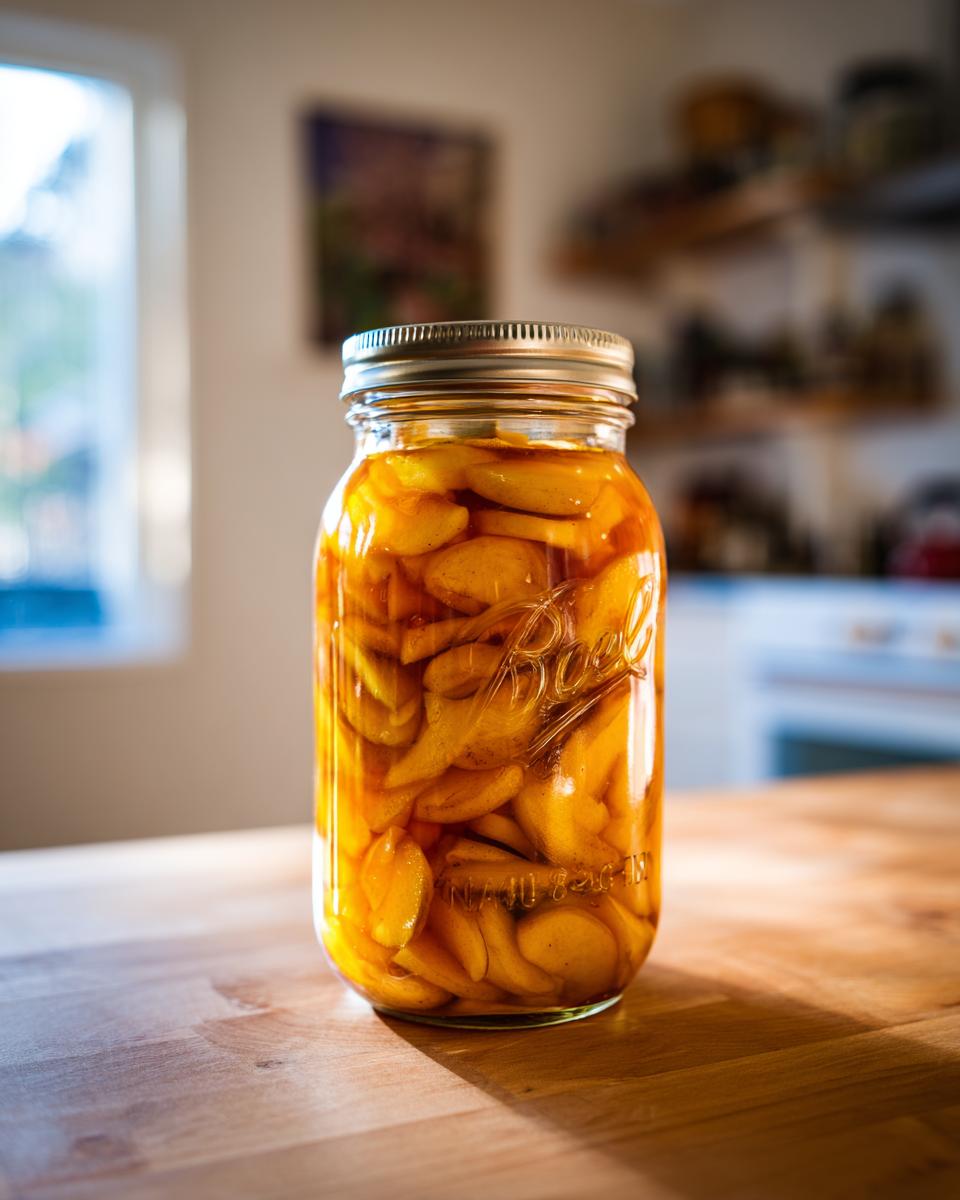 canning apples - detail 1