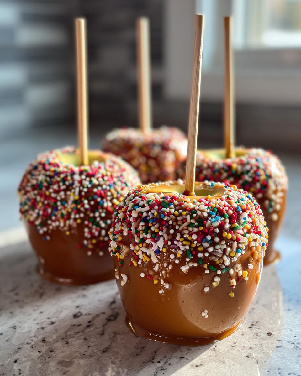 caramel apples - detail 1