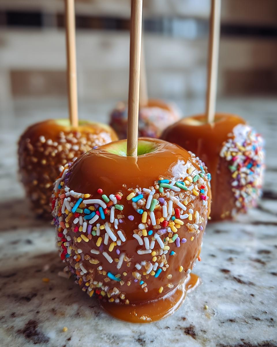 caramel apples - detail 2