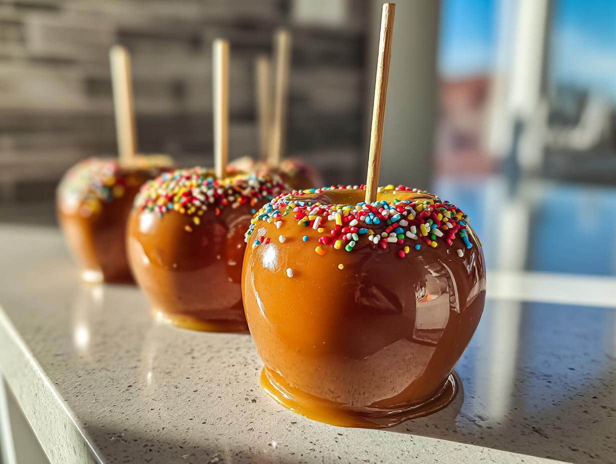 caramel apples