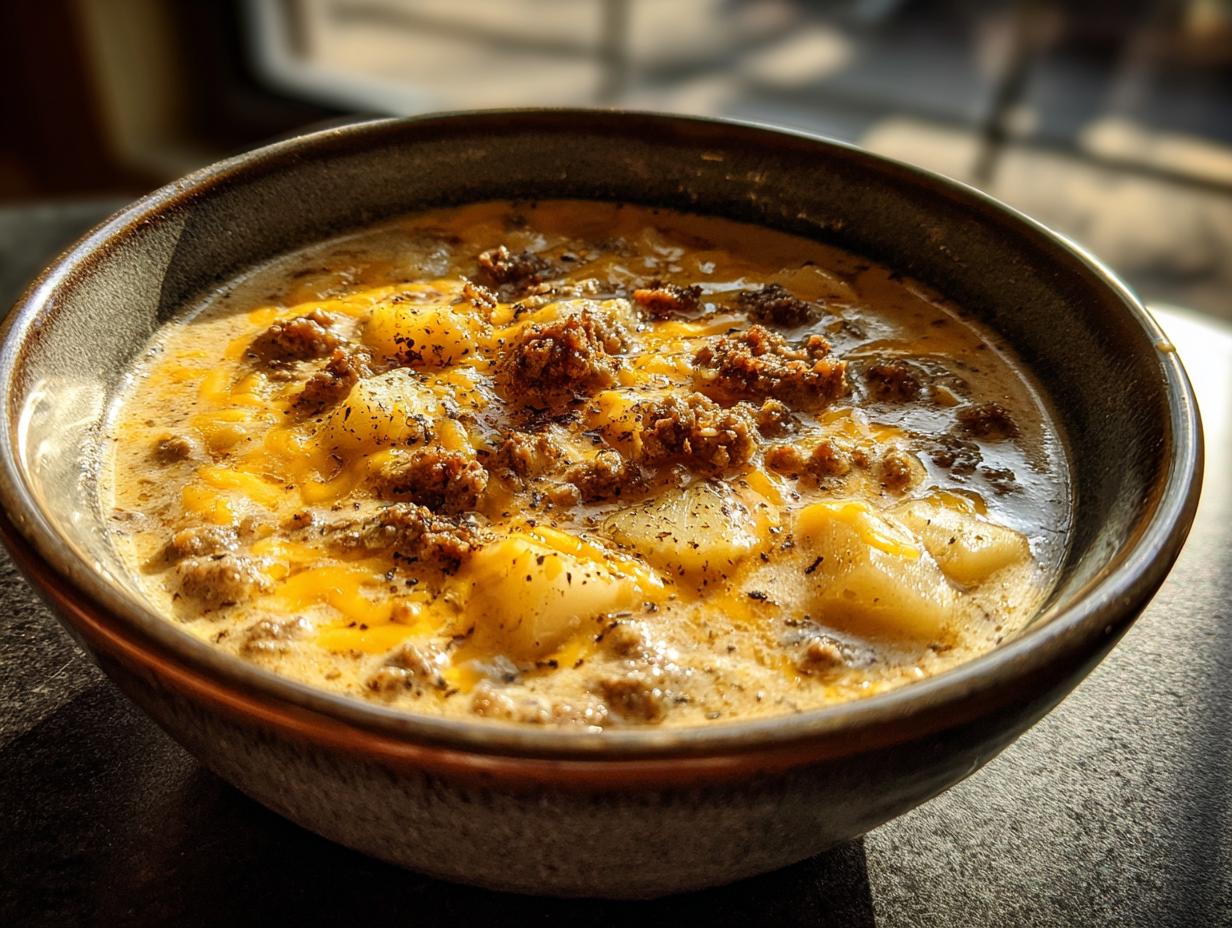 cheeseburger soup