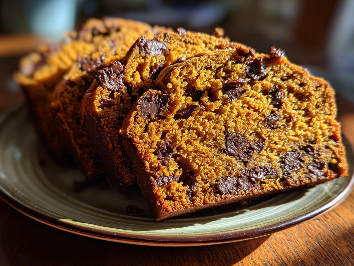 chocolate chip pumpkin bread