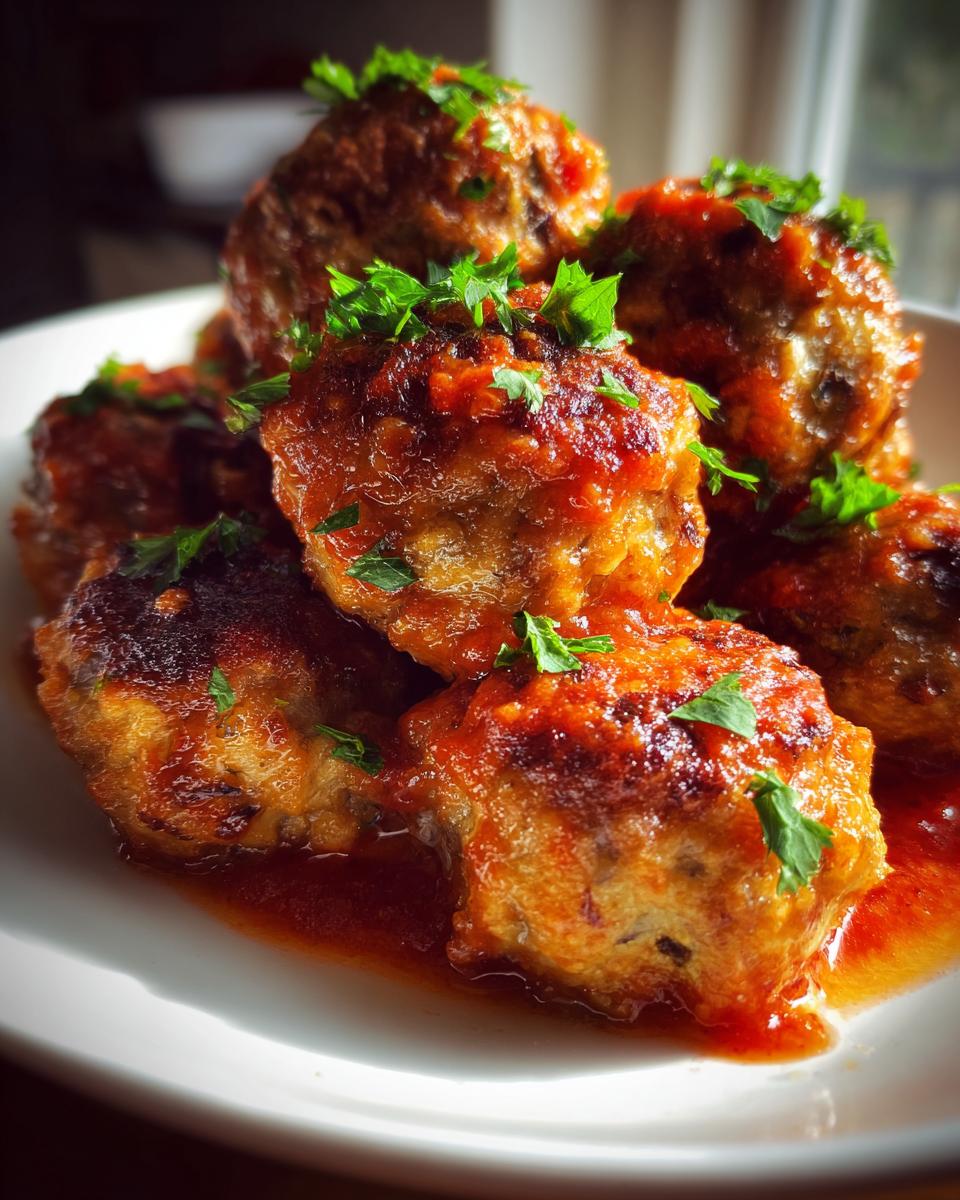 eggplant meatballs - detail 2