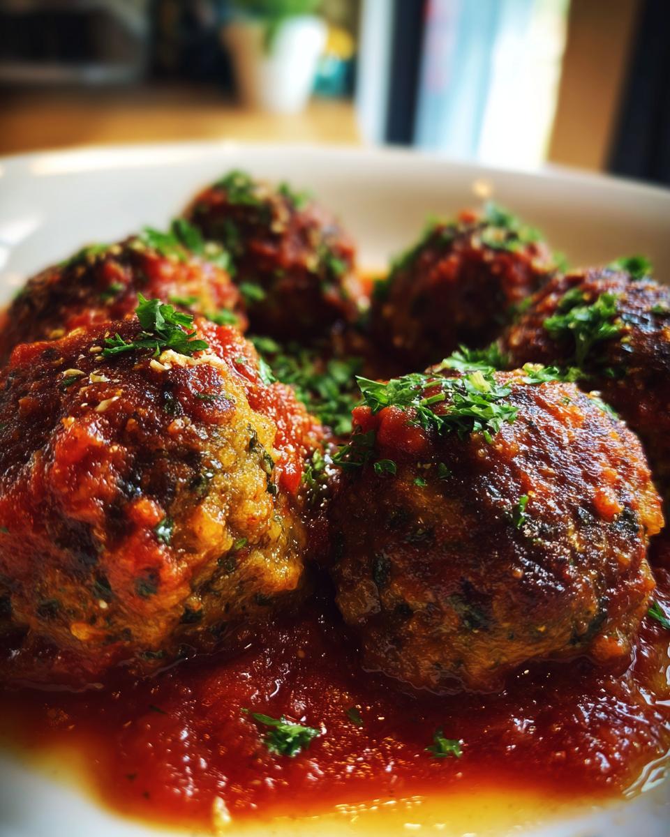 eggplant meatballs - detail 3