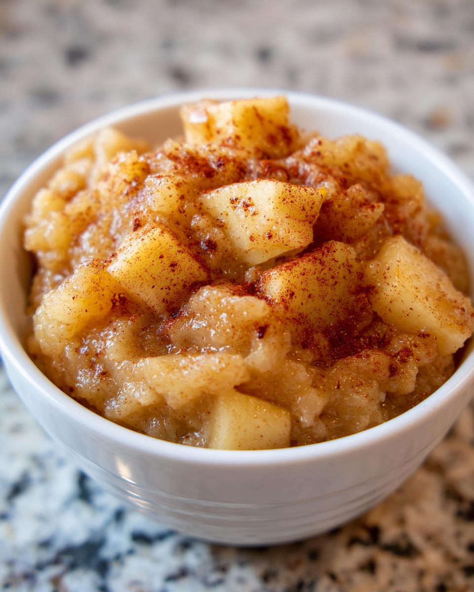 homemade applesauce - detail 2