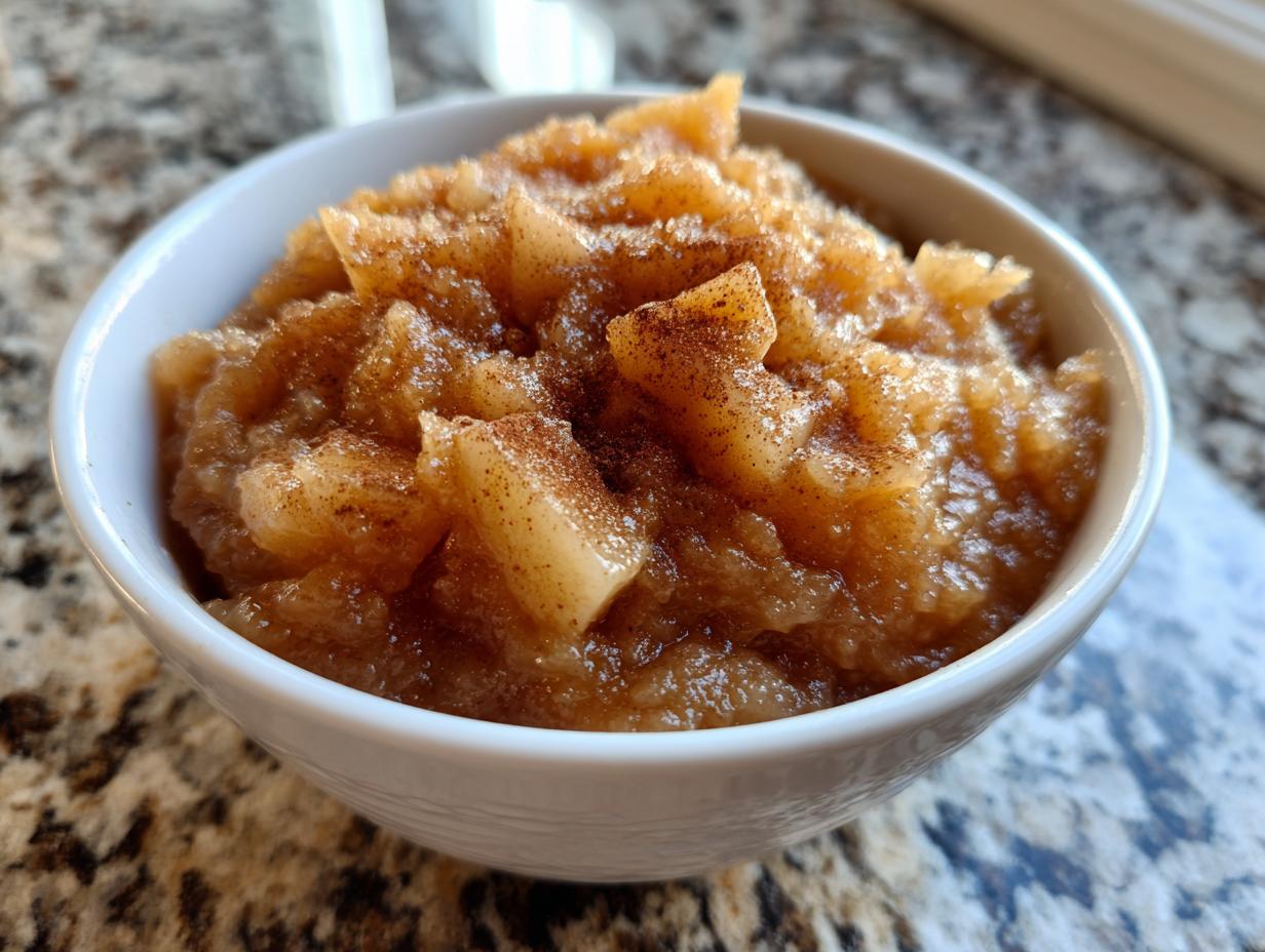 homemade applesauce