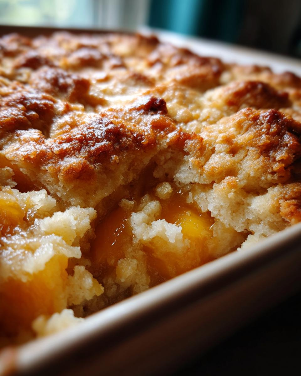 peach cobbler - detail 1