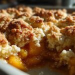 peach cobbler