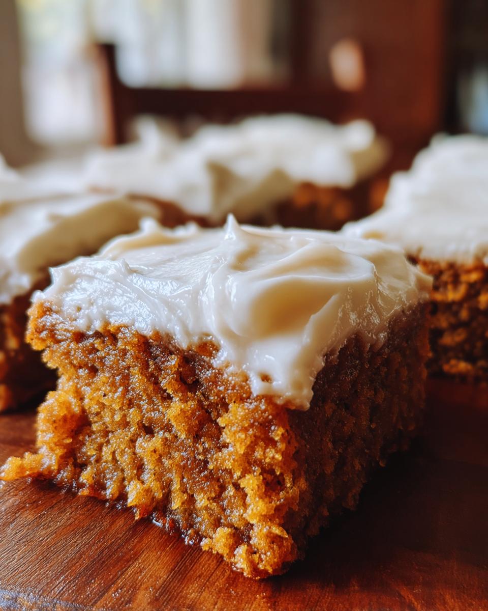 pumpkin bars - detail 1