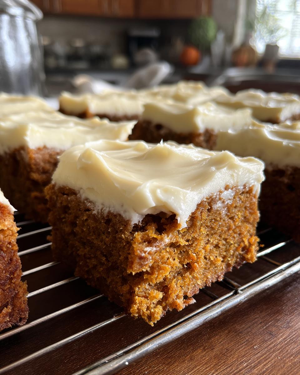 pumpkin bars - detail 2