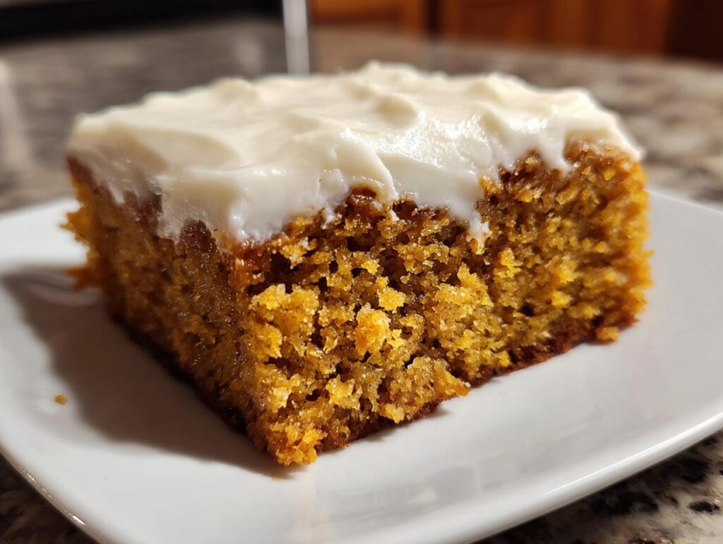 pumpkin bars with cream cheese frosting