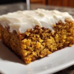 pumpkin bars with cream cheese frosting