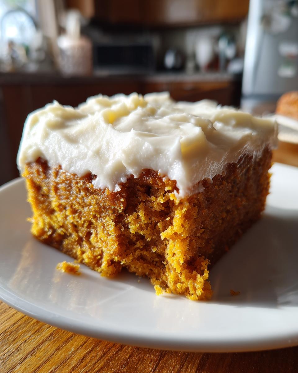 pumpkin bars with cream cheese frosting - detail 2