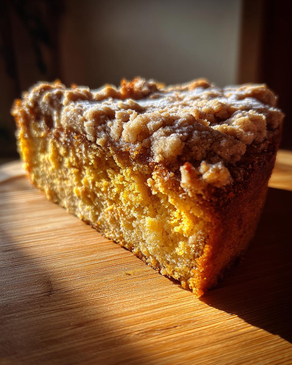 pumpkin coffee cake - detail 3