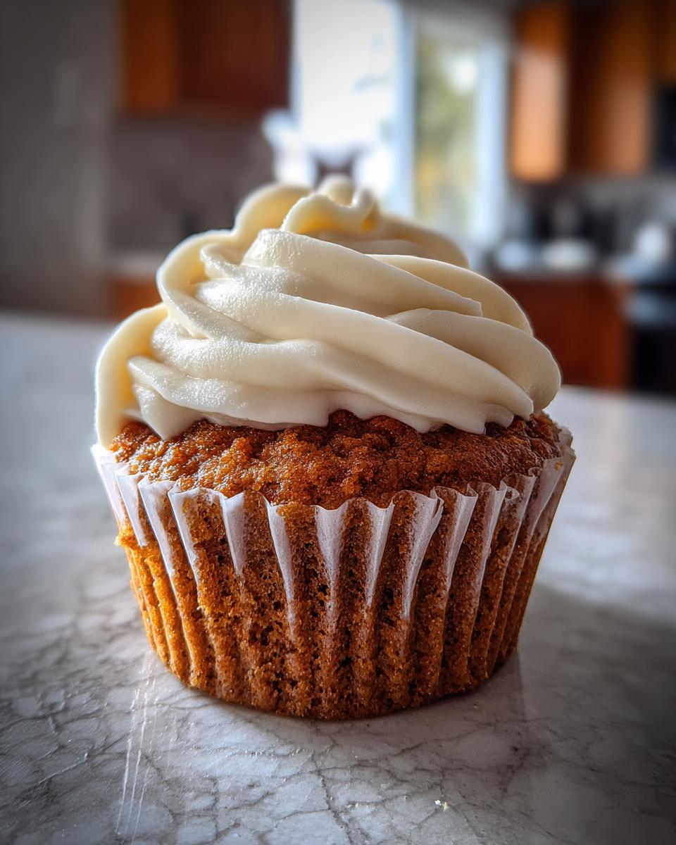 pumpkin cupcakes - detail 2