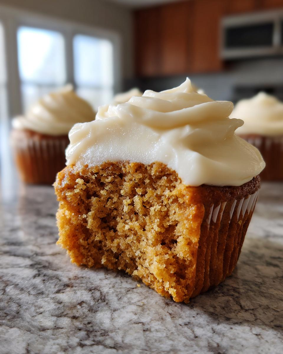 pumpkin cupcakes - detail 3