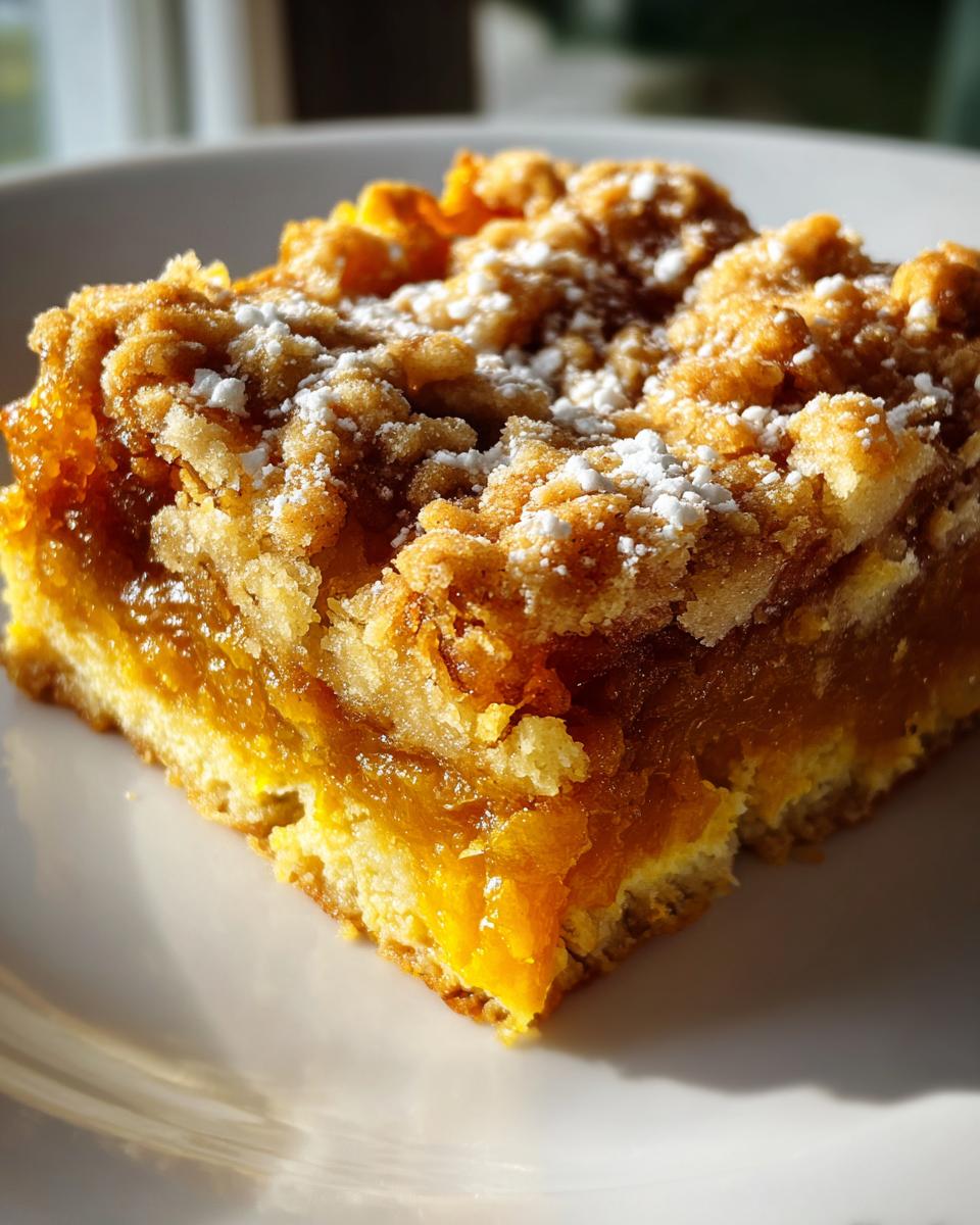 pumpkin dump cake - detail 2
