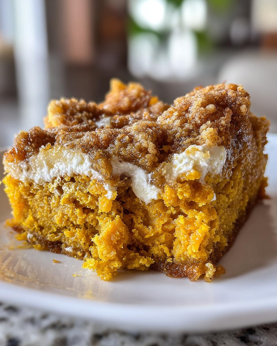 pumpkin dump cake recipe - detail 3