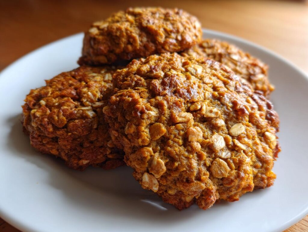 pumpkin oatmeal cookies