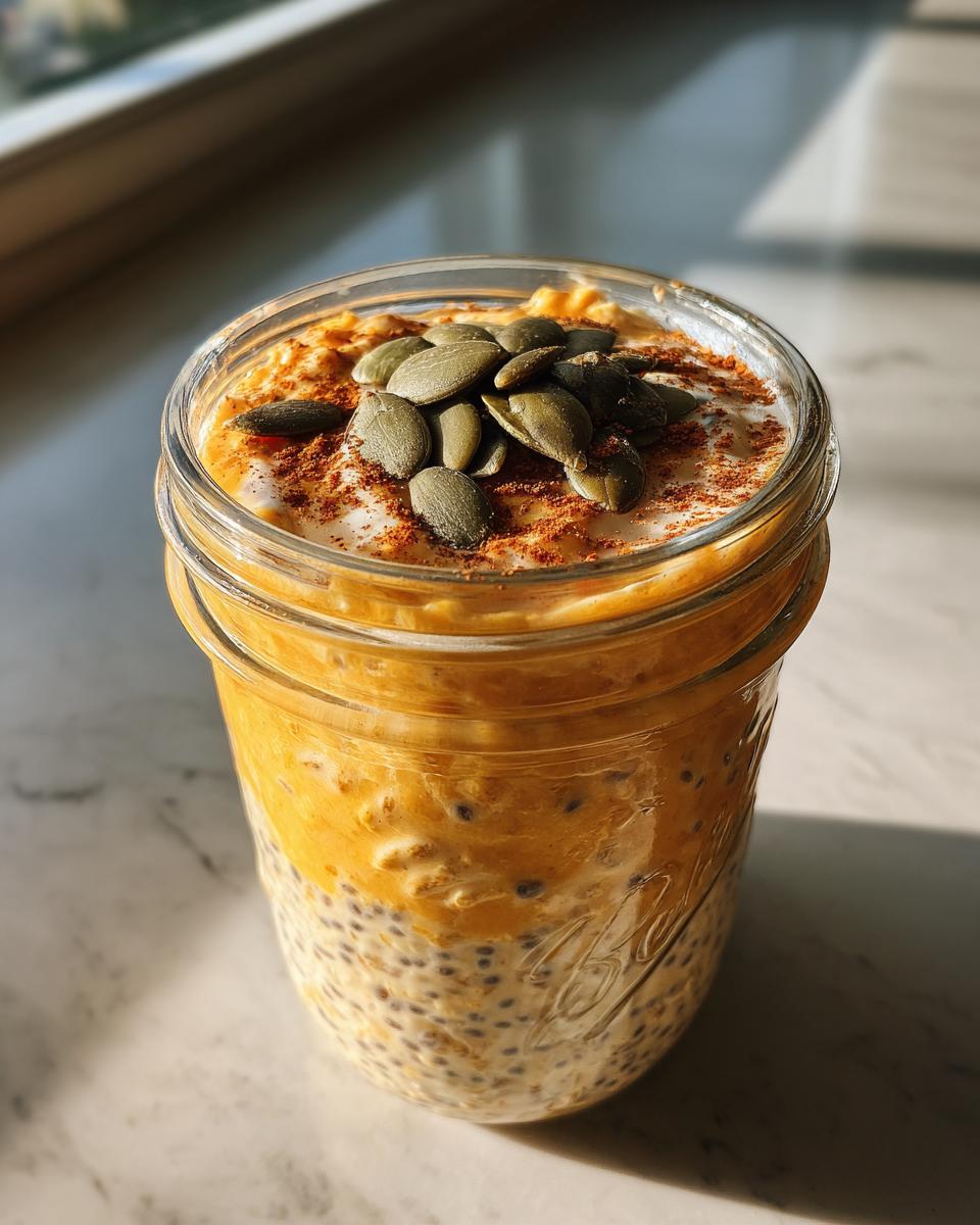 pumpkin overnight oats - detail 2