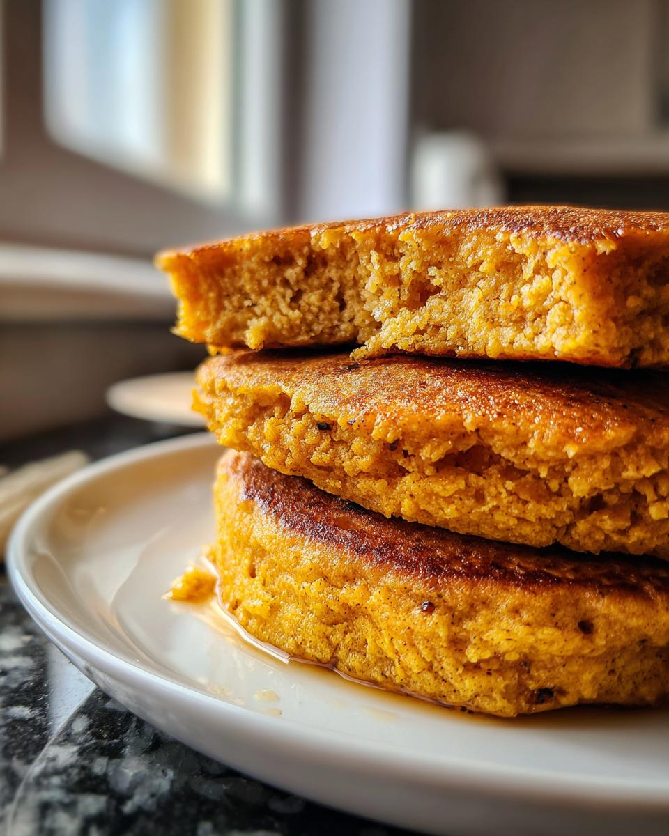 pumpkin pancakes - detail 1