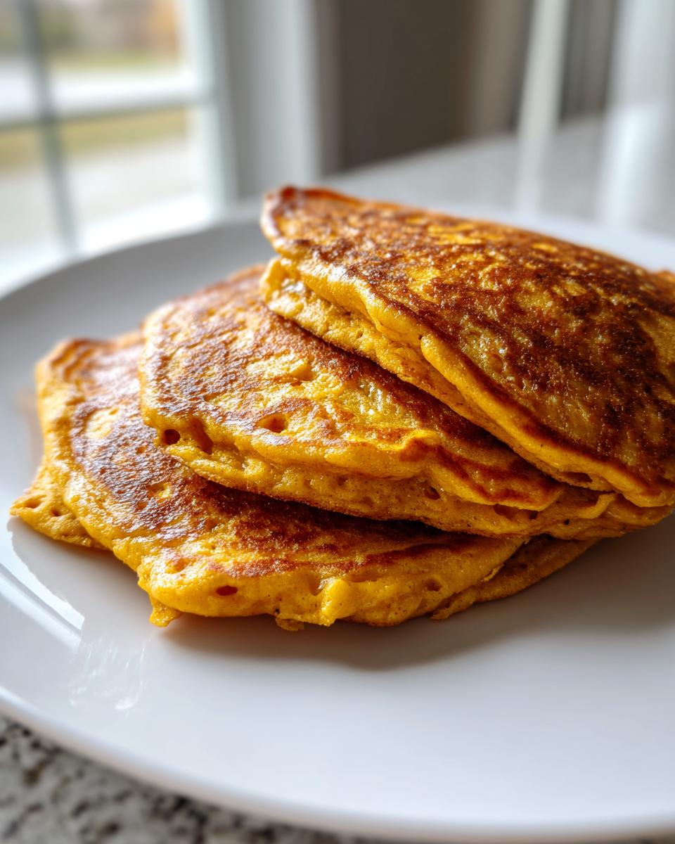 pumpkin pancakes - detail 2