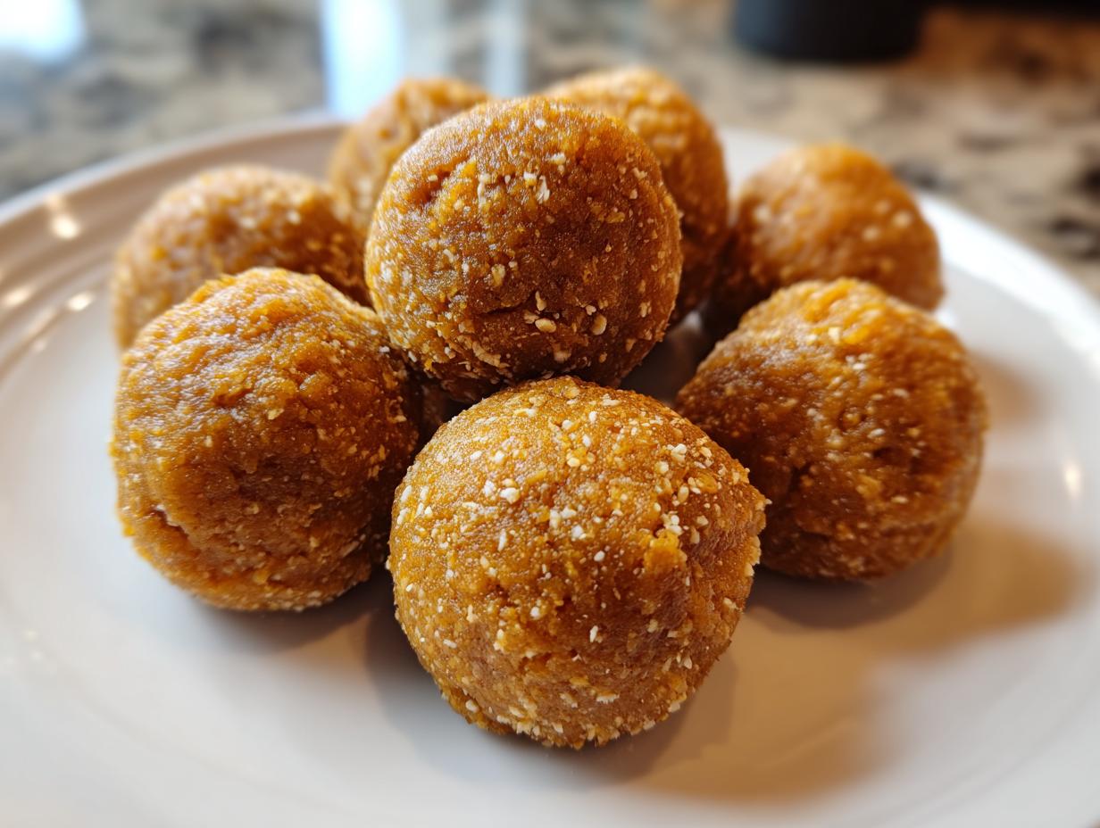 pumpkin protein balls