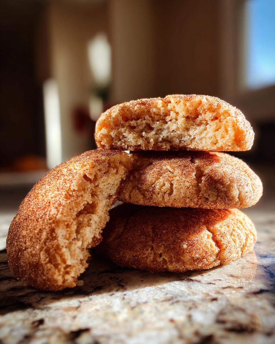 pumpkin snickerdoodle cookies - detail 2