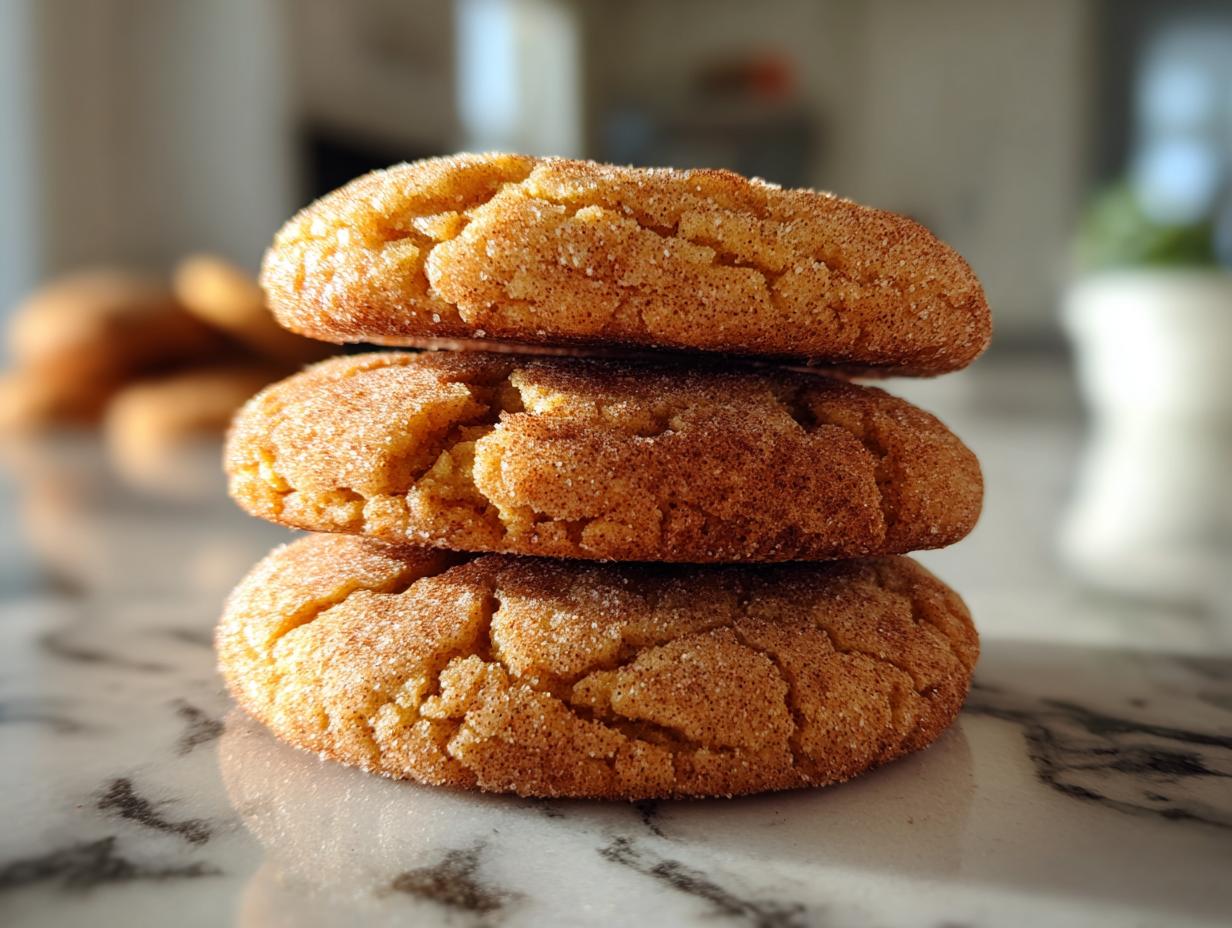 pumpkin snickerdoodle cookies