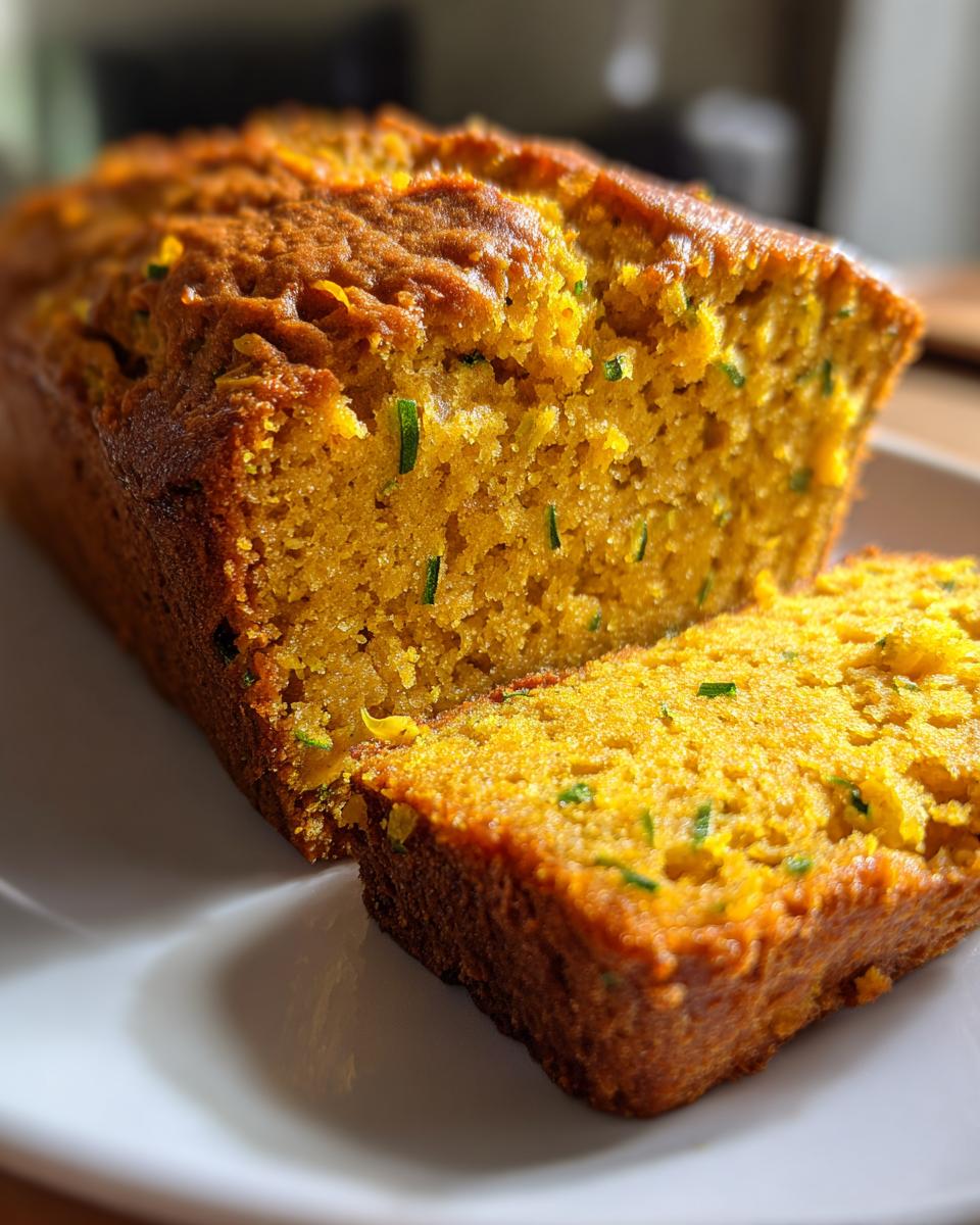 pumpkin zucchini bread - detail 1