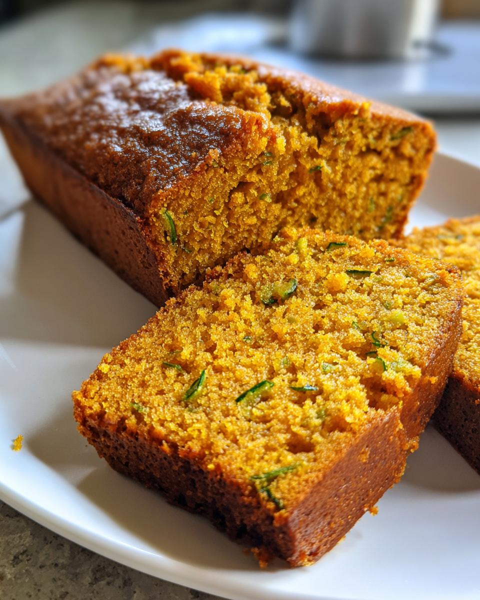 pumpkin zucchini bread - detail 2