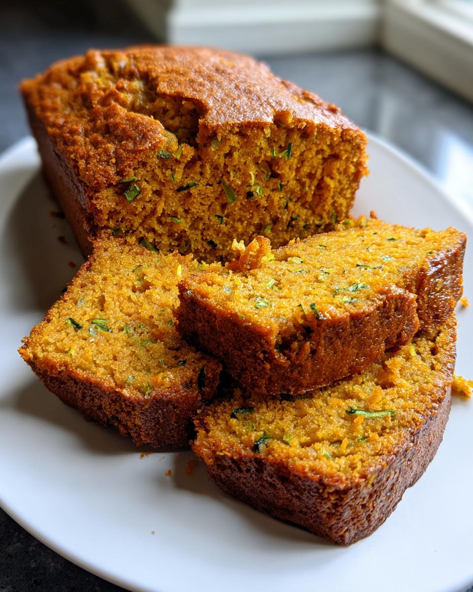 pumpkin zucchini bread - detail 4