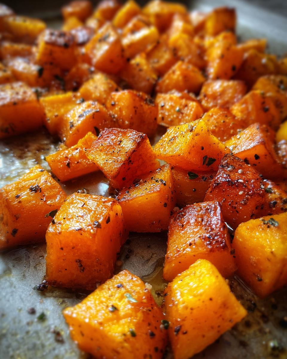 roasted butternut squash oven - detail 1