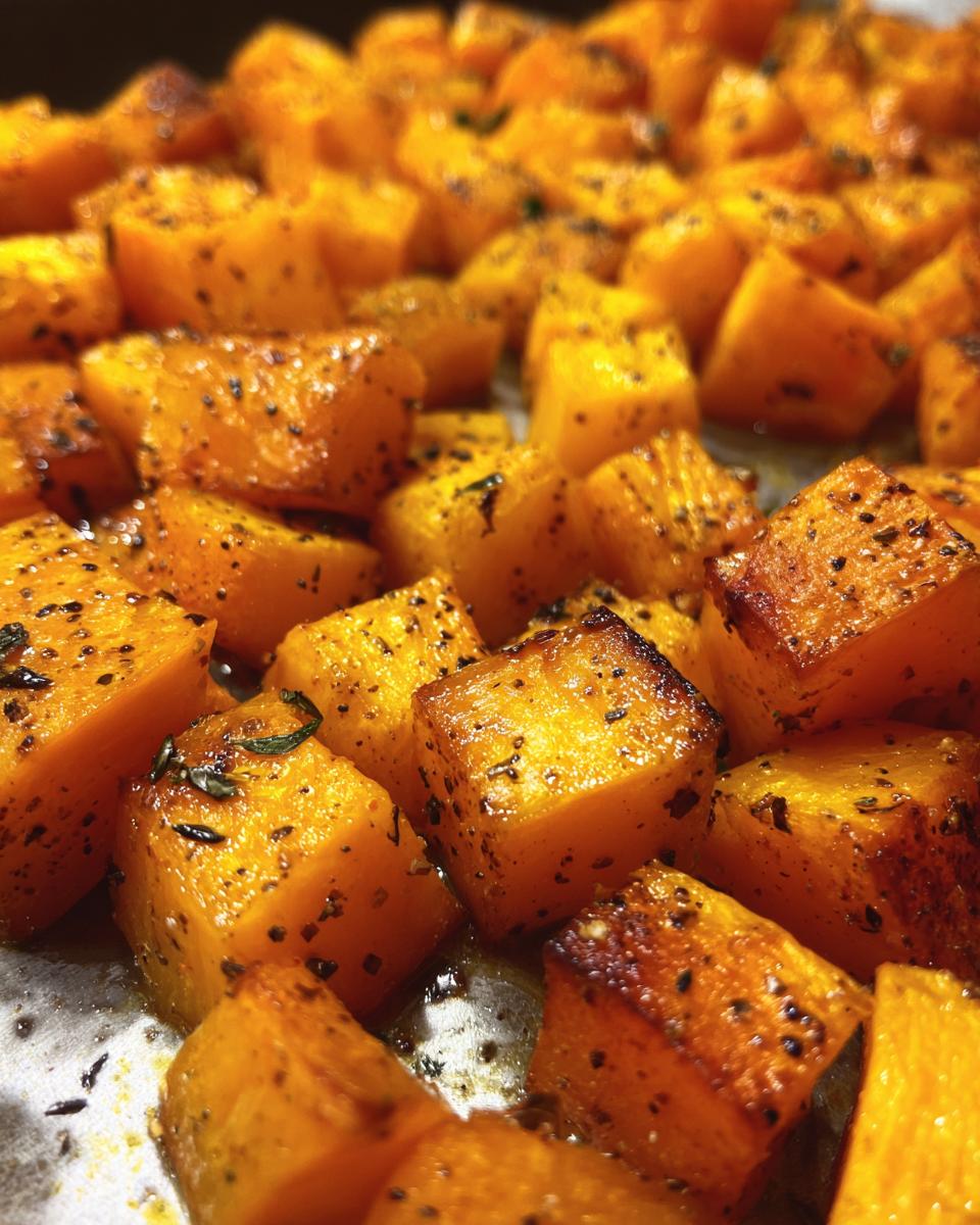 roasted butternut squash oven - detail 2