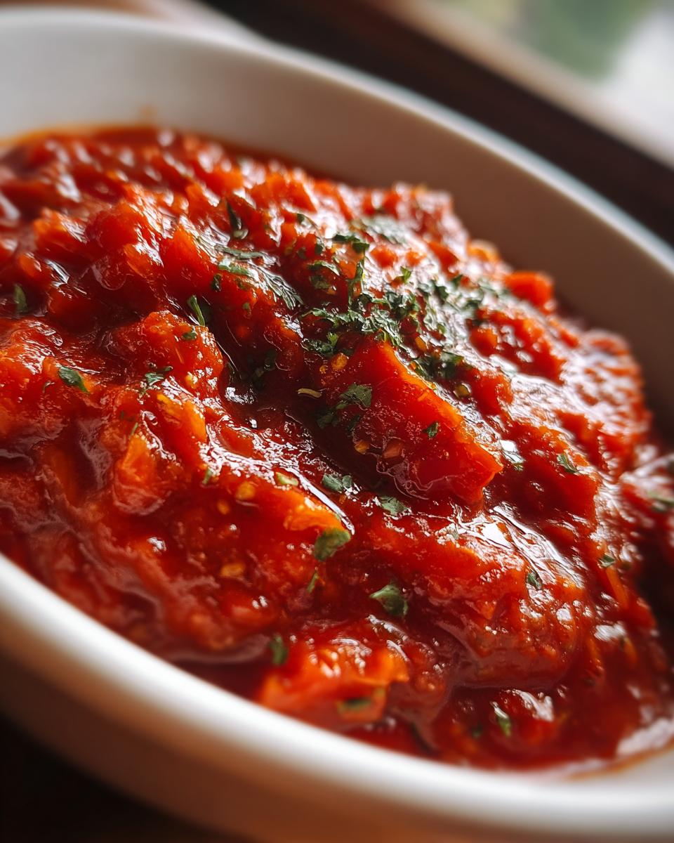 spaghetti sauce from fresh tomatoes - detail 1