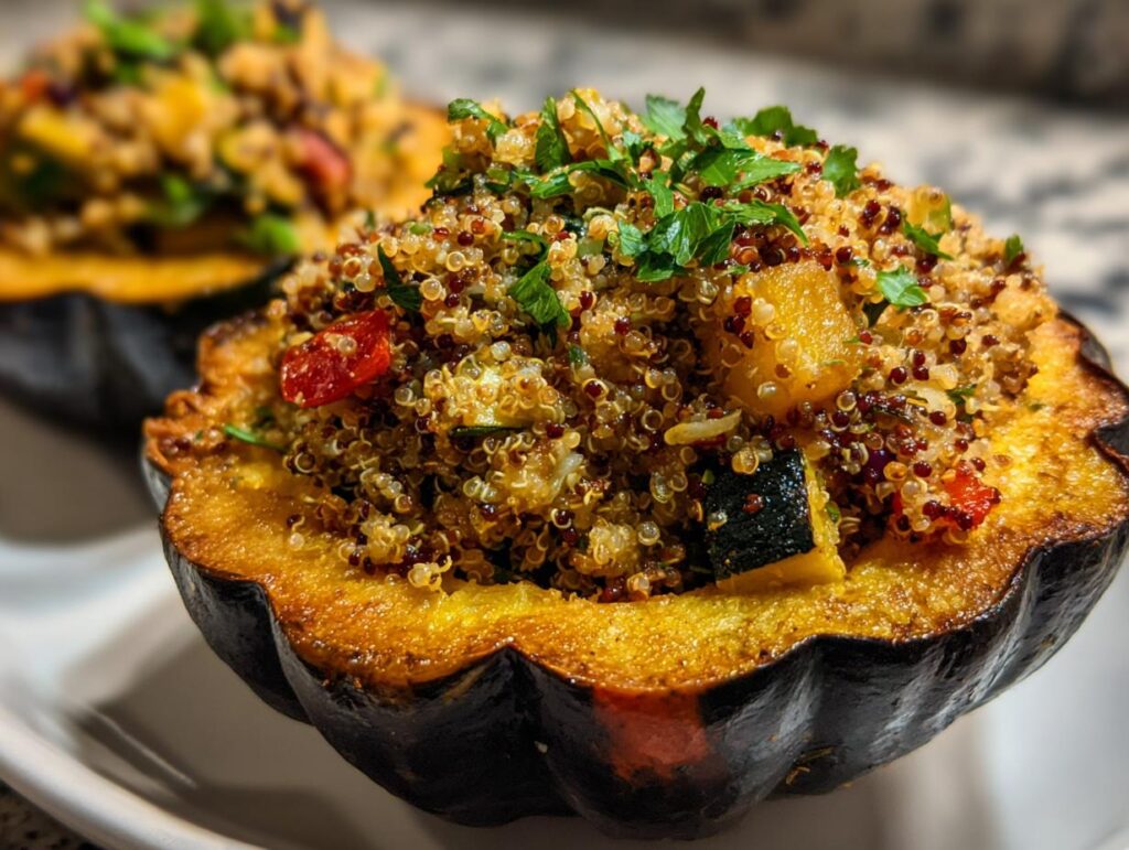 stuffed acorn squash