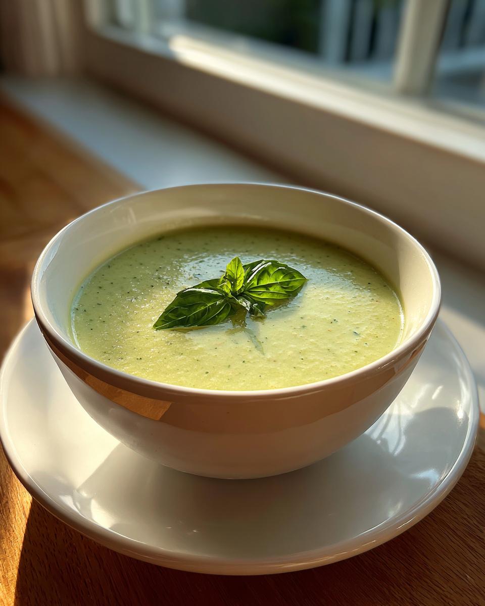 zucchini soup - detail 2