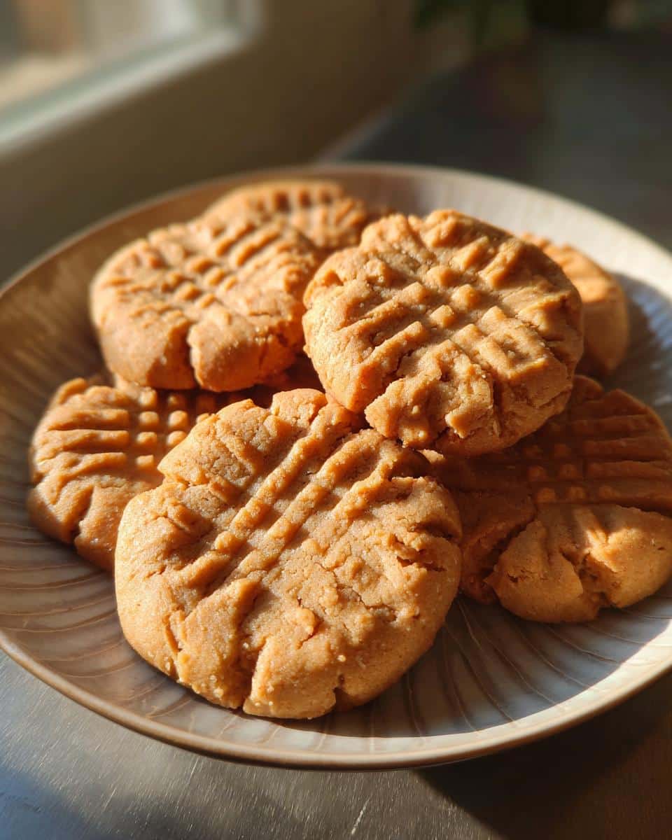 3-Ingredient Peanut Butter Cookies (No Flour) - detail 1